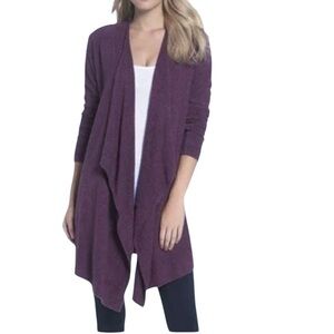 Barefoot Dreams Bamboo Chic Lite Calypso Wrap Cardigan Merlot Sz L/XL